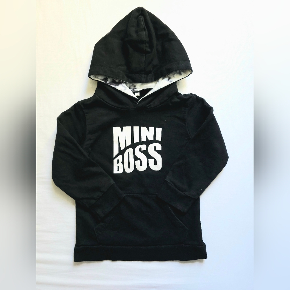 Boy's 12-18mos. Mini Boss Sweatshirt in Black